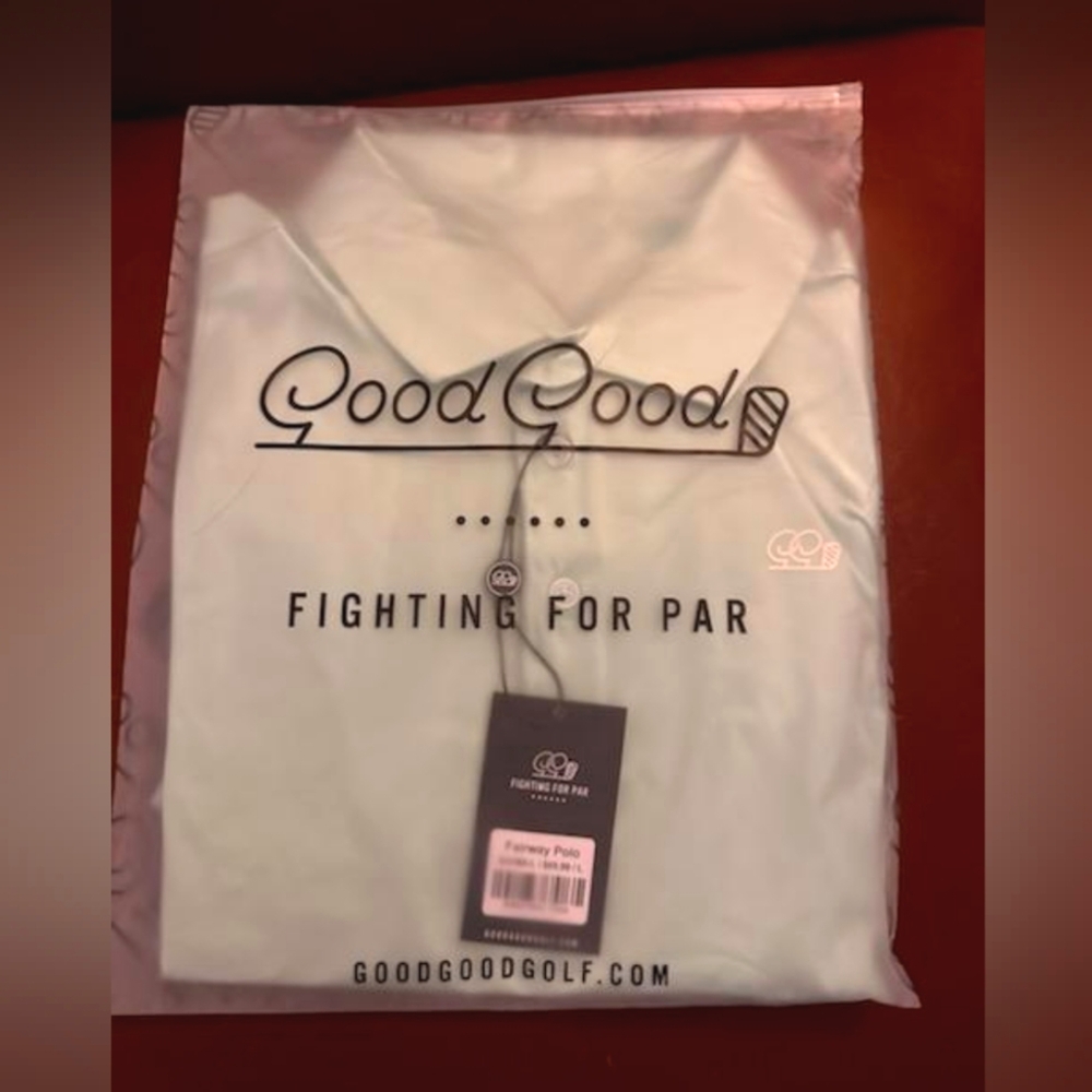 NWT Good Good golf shirt Sz.L